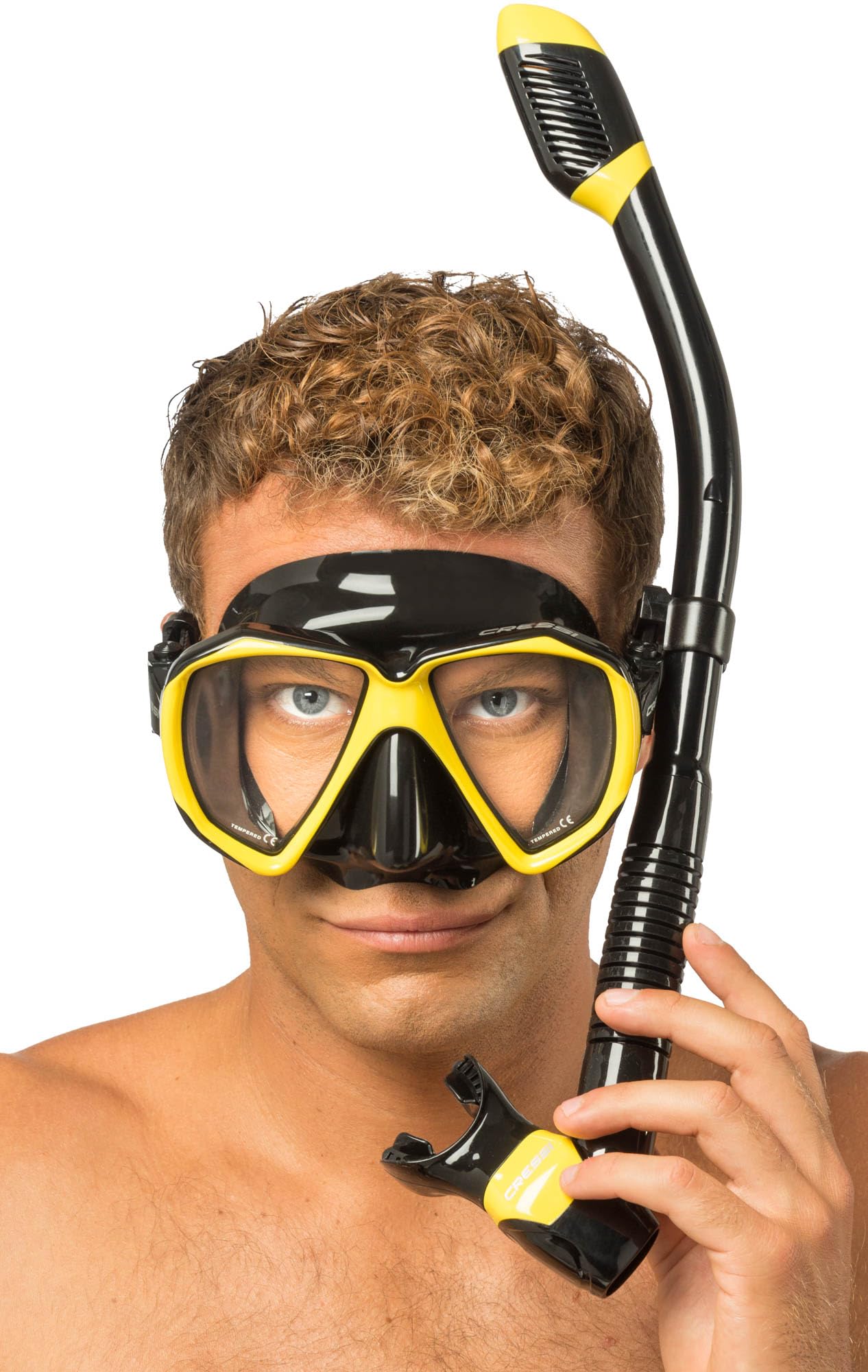 Cressi Dual Supernova Dry snorkelset Cressi Dual Supernova Dry snorkelset