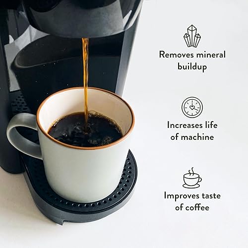 Miniatura 5 de Solución de descalcificación (4 usos) Descalcificador universal de café para máquinas de café Keurig, solución eficaz de descalcificación Keurig y