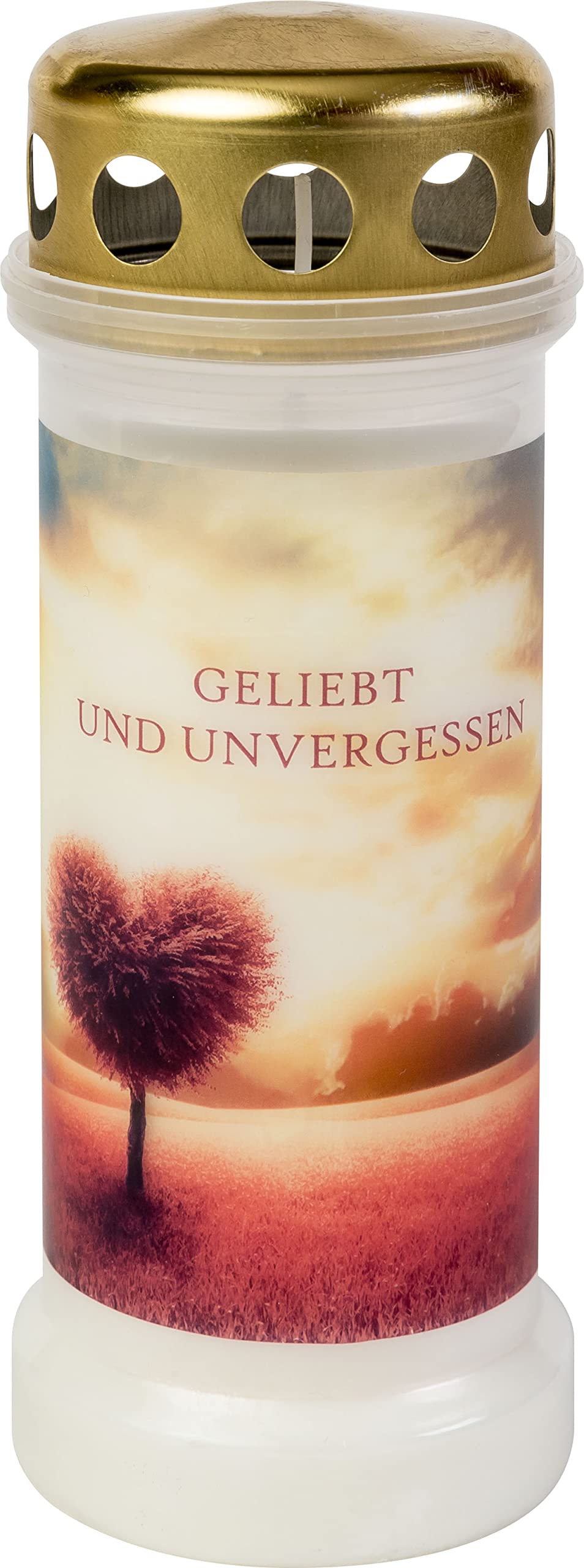 Candele Funerarie Bolsius Lumino 12 Pezzi - Bianco Con Motivo Albero, 70 Ore Di Durata - Foto 4