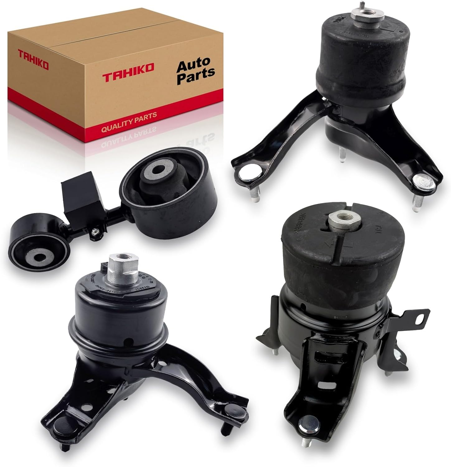 Engine Motor Mount Set of 4 Compatible with 2008 2009 2010 2011 Toyota Camry 2.4L Automatic Transmission Replace A4211 A4274 A4207 A62009