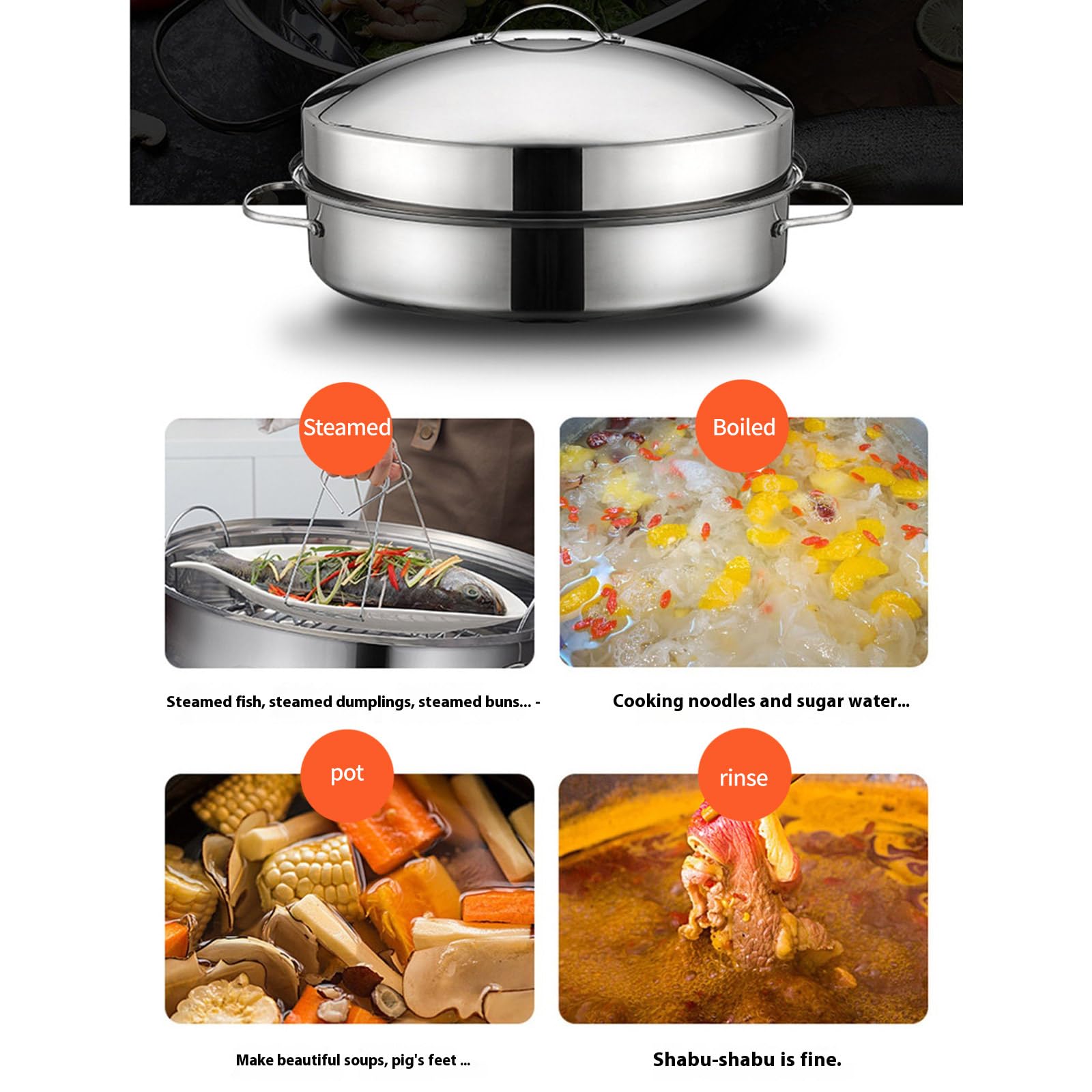 Acero Inoxidable con para Verduras Pescado Huevos Huevos Multipropósito Doble Manija Asado Cocina Utensilios Cocina Cocina