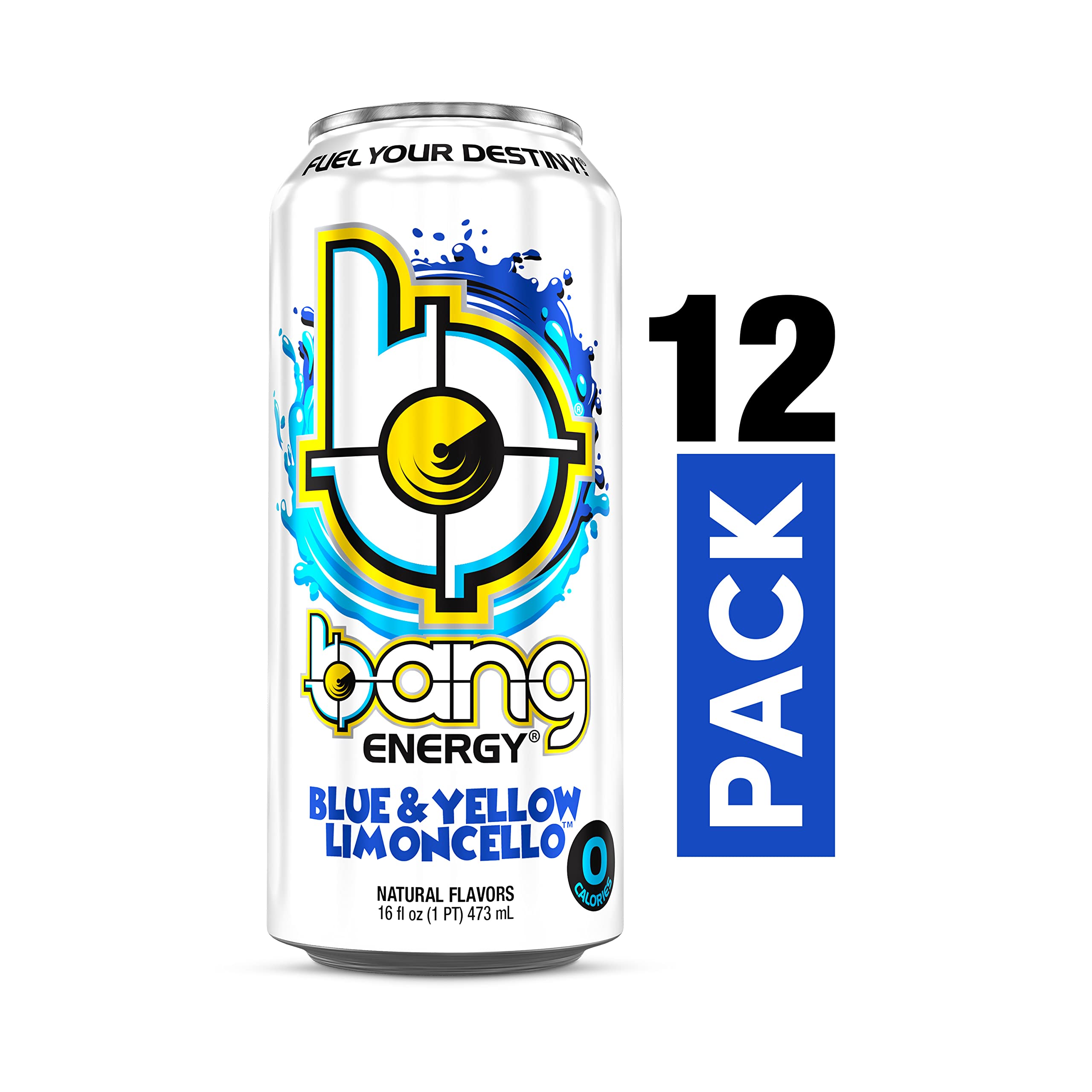 Amazon.com : Bang Energy Blue and Yellow Limoncello, 0 Calories