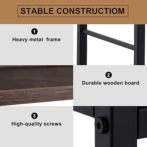 Miniatura 4 de Estante para hornear de cocina de 5 niveles con almacenamiento, soporte industrial para horno microondas, estante de almacenamiento de utilidad,