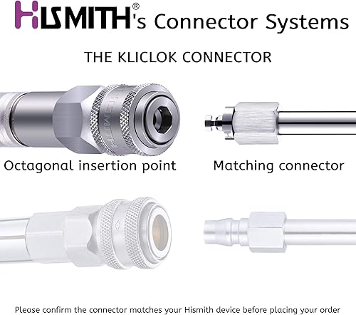 Miniatura 2 de Hismith Consolador anal de silicona de 7.48 pulgadas para máquina sexual Hismith Premium con sistema KlicLok, 7.18 pulgadas de longitud insertable,