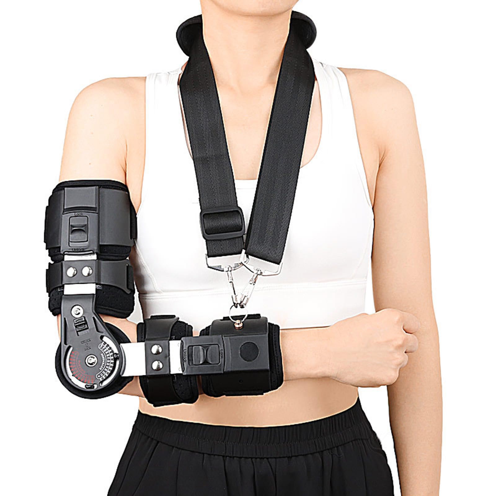 Gomito Immobilizzatore Brace Rimovibile Lungo Gomito Cast Avambraccio Ortesi Stecca Per Sollievo Del Braccio Gomito Stabilizzatori Brace