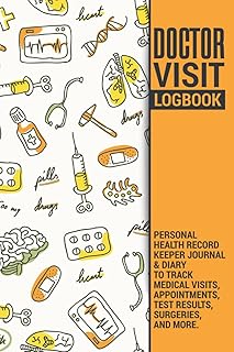 Doctor Visit Log Book | Personal Health Record Keeper Journal & Diary to Track Medical Visits, Appointments, Test Results, Surgeries, and More: Makes ... History Tracker Gift for Men and Women.