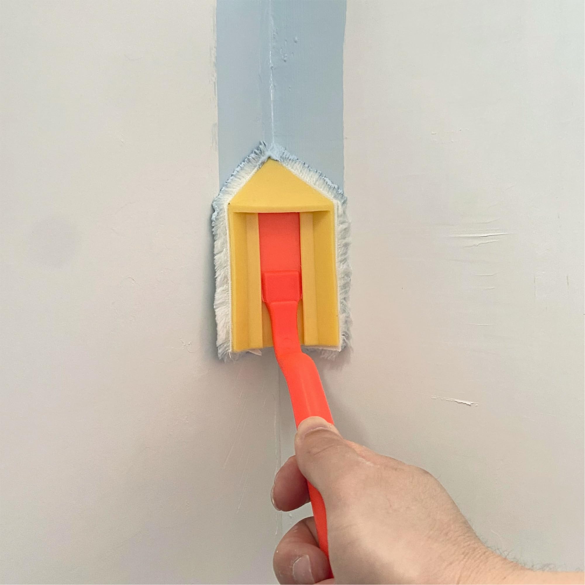 Corner Paint Roller for Drywall Mud and Paint Application,Tiny Corner Painting Tool Mini Corner Edger Roller Brush(D300B)