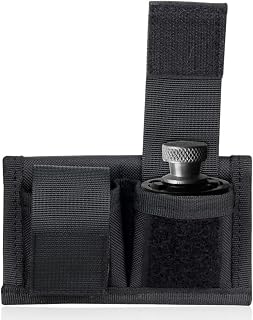 Speedloader Pouch,Speed Loader Pouches Nylon Special Speed Loader Holster Fit for 357 .44 45 Caliber,5 & 7 Shot Double Speedloader Case - 