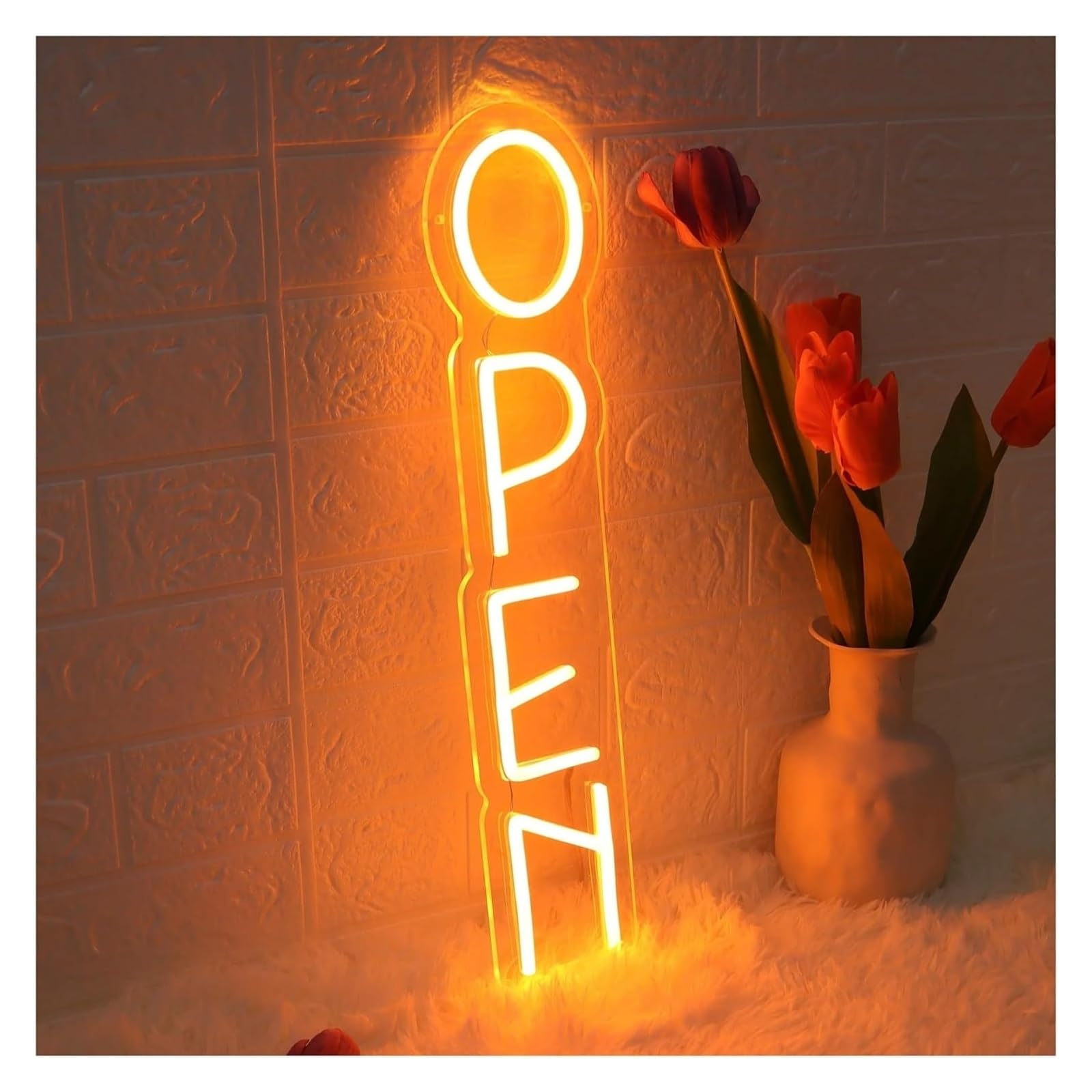 Segno di luce al neon Decorazione luminosa al neon aperta per insegna luce LED dimmerabile per negozio aziendale