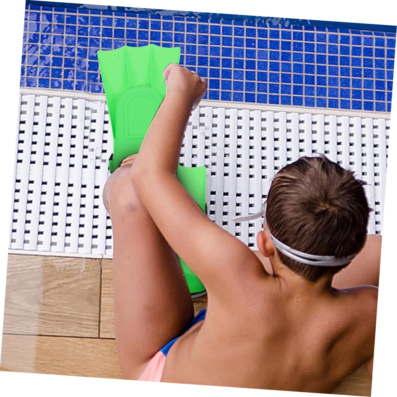 Set Snorkeling Ragazzi Maschera Sub Occhialini e Pinne Compatte per Ragazzi da Spiaggia e Snorkeling