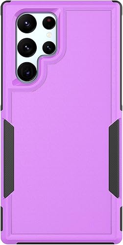 Miniatura 7 de Funda para Samsung Galaxy S22 Ultra funda protectora de doble capa resistente para teléfono celular, a prueba de golpes, con protector de pantalla,