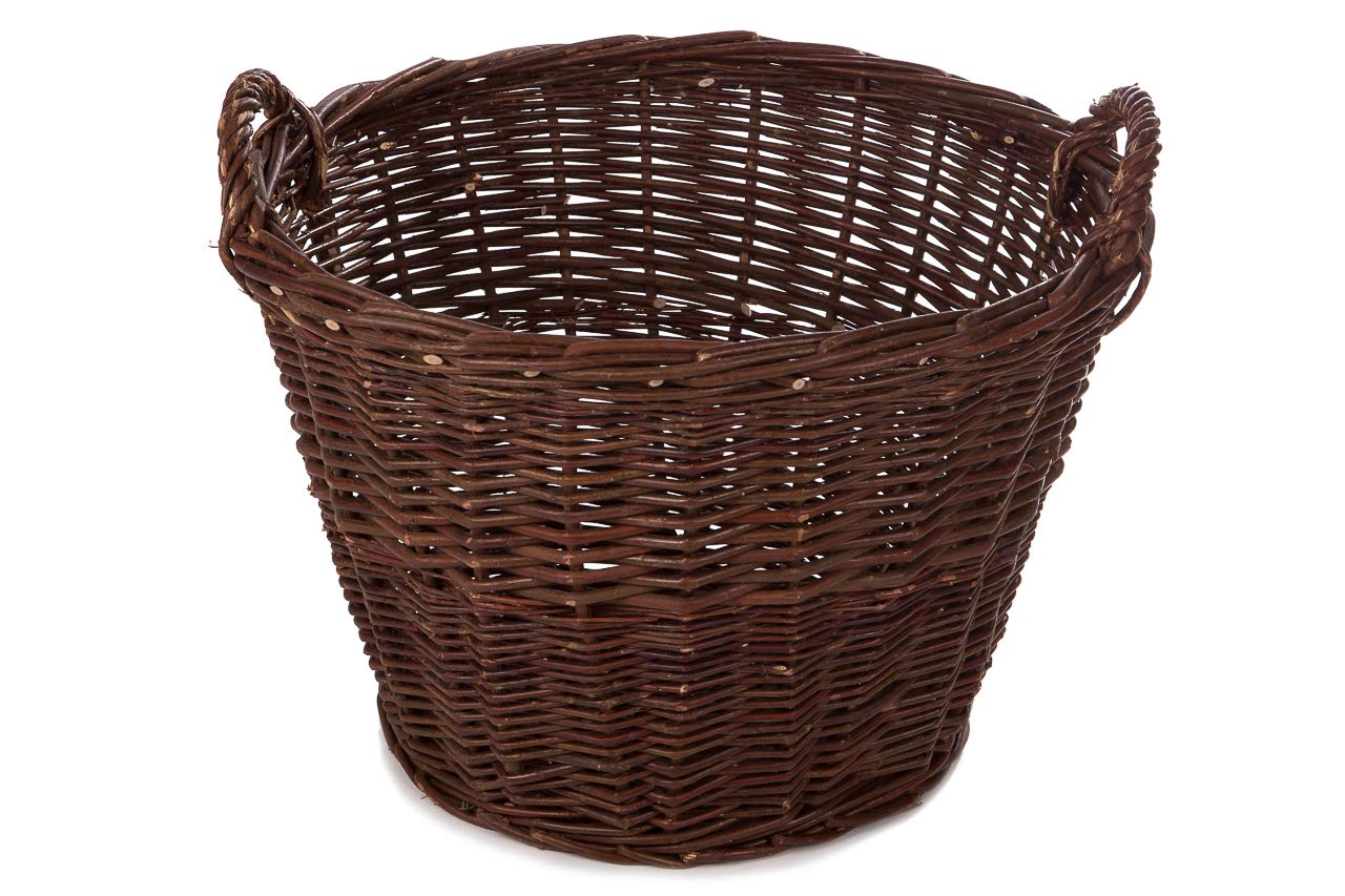 Weidenkorb Korb Holzkorb Kartoffelkorb Kaminholzkorb Obstkorb Kiepe Erntekorb 60cm