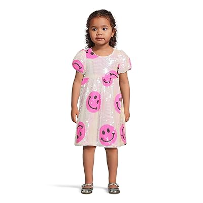 Lola and The Boys Pinkie Happy Emoji Dress (Little Kid/Big Kid) Girl