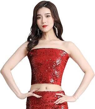 ぴ*。様 Sufel boutique 赤　ベリーダンス衣装　スパンコール⭐︎ ぴ*。様 Sufel boutique 赤 ベリーダンス衣装 スパンコール