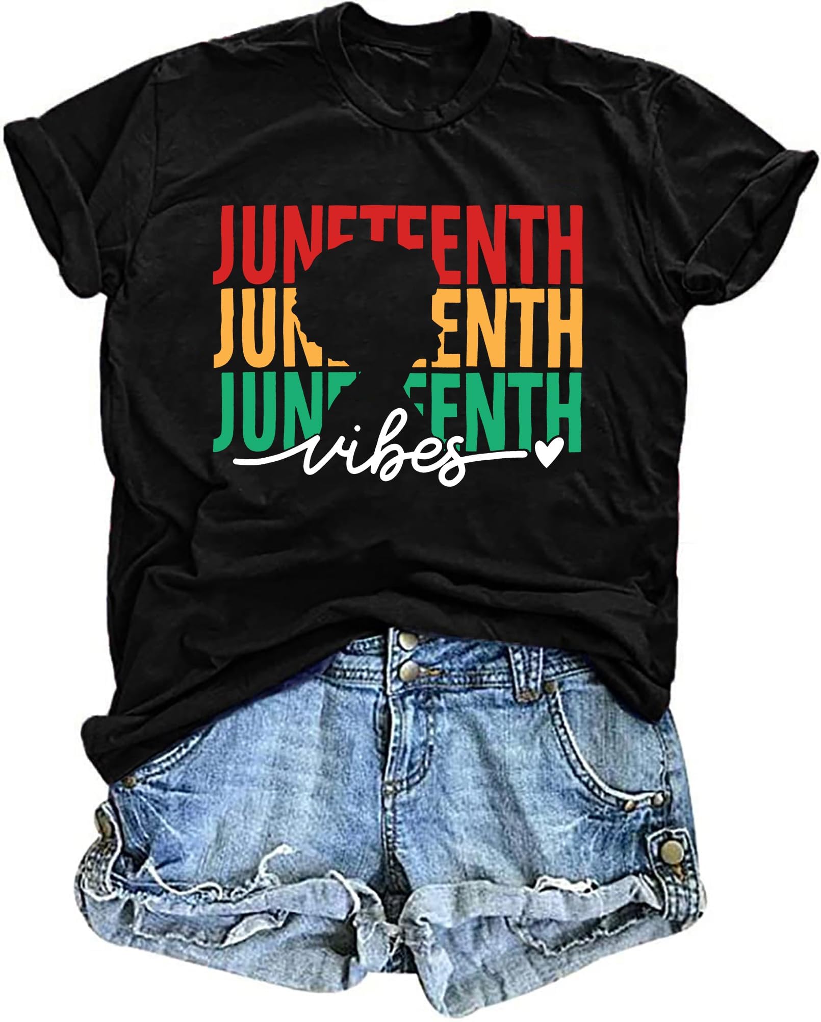 Juneteenth Shirts for Women: Blackity T Shirt 1865 Freedom T-Shirt Juneteenth Vibes Graphic Tee Tops Black Pride Shirt