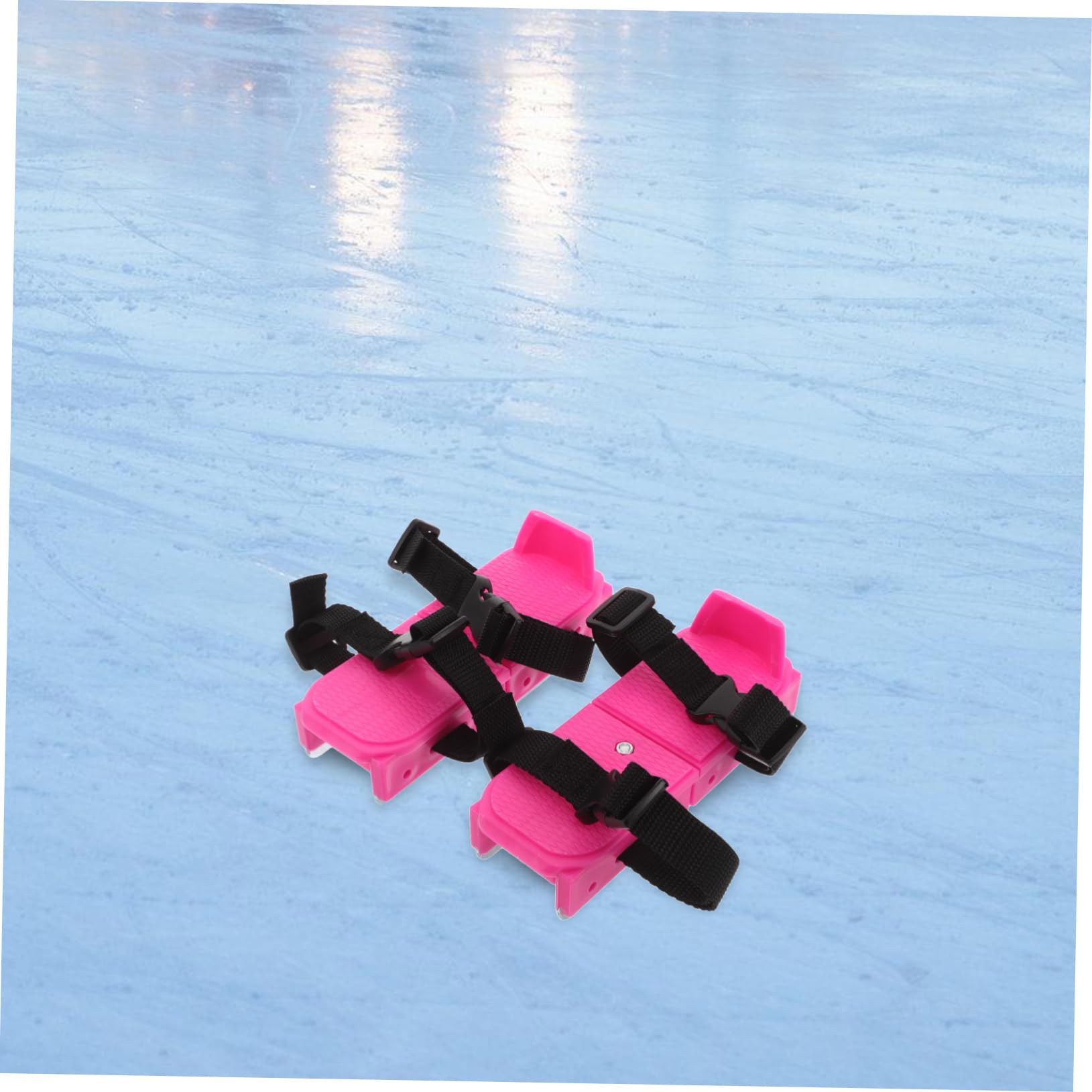 KOMBIUDA Scarpe da Pattinaggio sul Ghiaccio Regolabili per Ragazzi Principianti in Pp e Metallo Design Facile e Adattabilità Multiscena per attività sulla Neve All'aperti