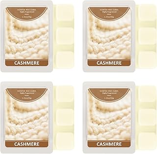 SCENTORINI Wax Melts, Cashmere Fragrance Wax Cubes, Soy Wax for Candle Making, Pack of 4