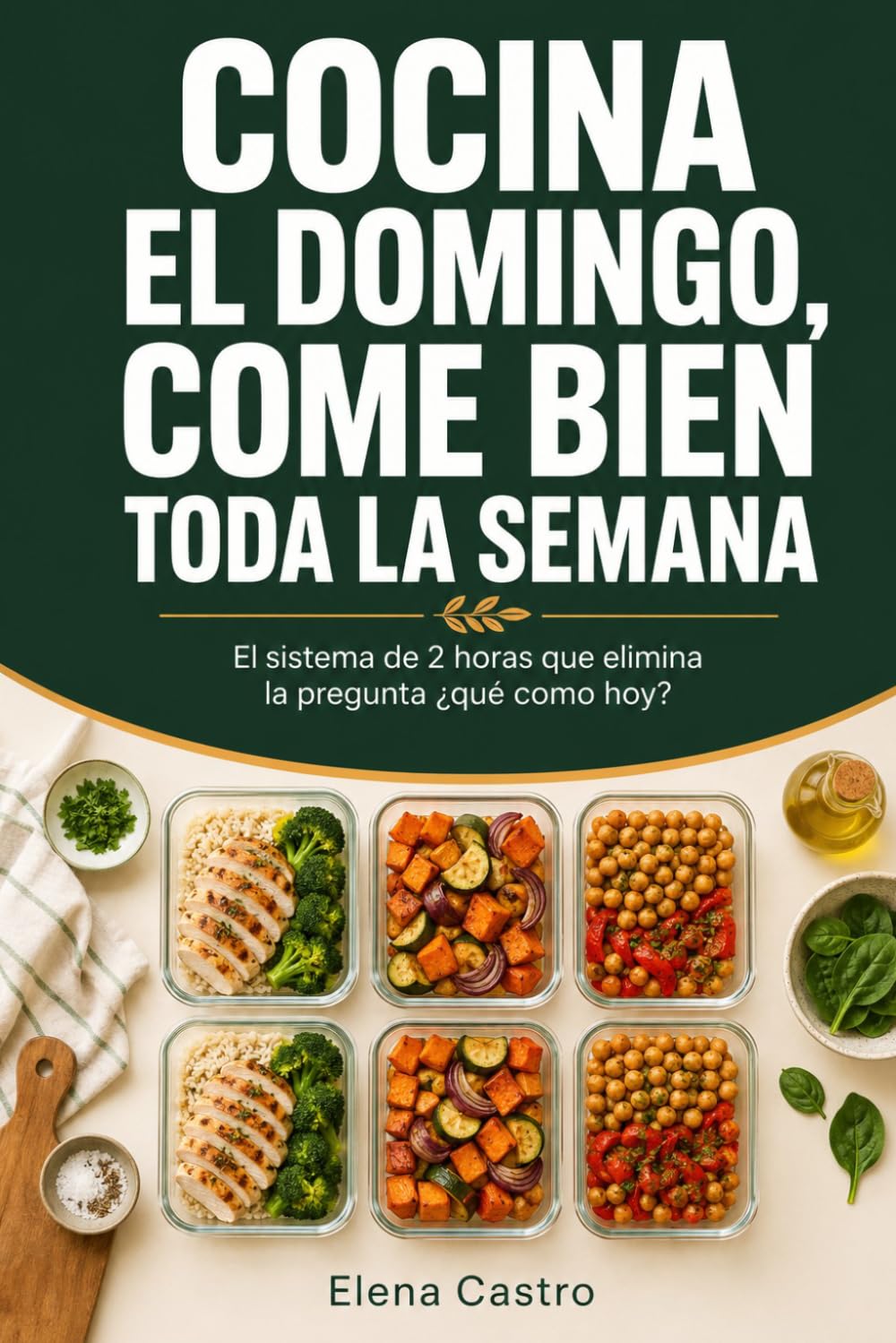 Cocina el domingo, come bien toda la semana: El sistema de preparación de 2 horas que elimina la pregunta '¿qué como hoy?'