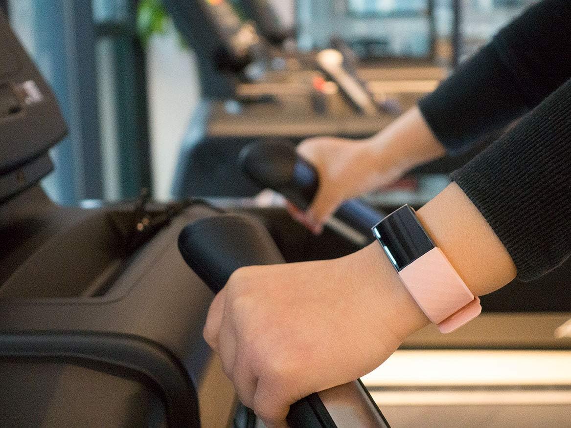 Velavior Waterproof Bands for Fitbit Charge 3/ Fitbit Charge 4/ Charge3 SE, Replacement Wristbands for Women Men Small Large (Baby Pink, Small) : Electronics