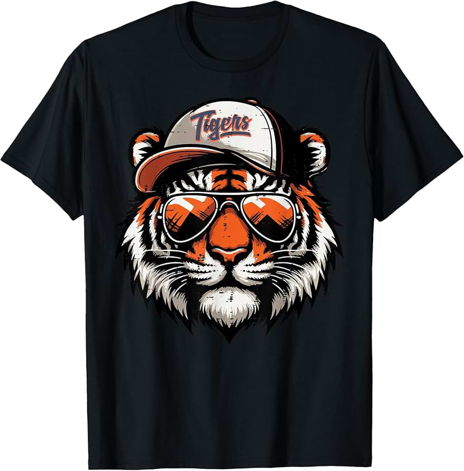 Tiger Shirts For Men Women Kids Gifts Tiger Men Kids Boys Girls Youth Teen Women T-Shirt