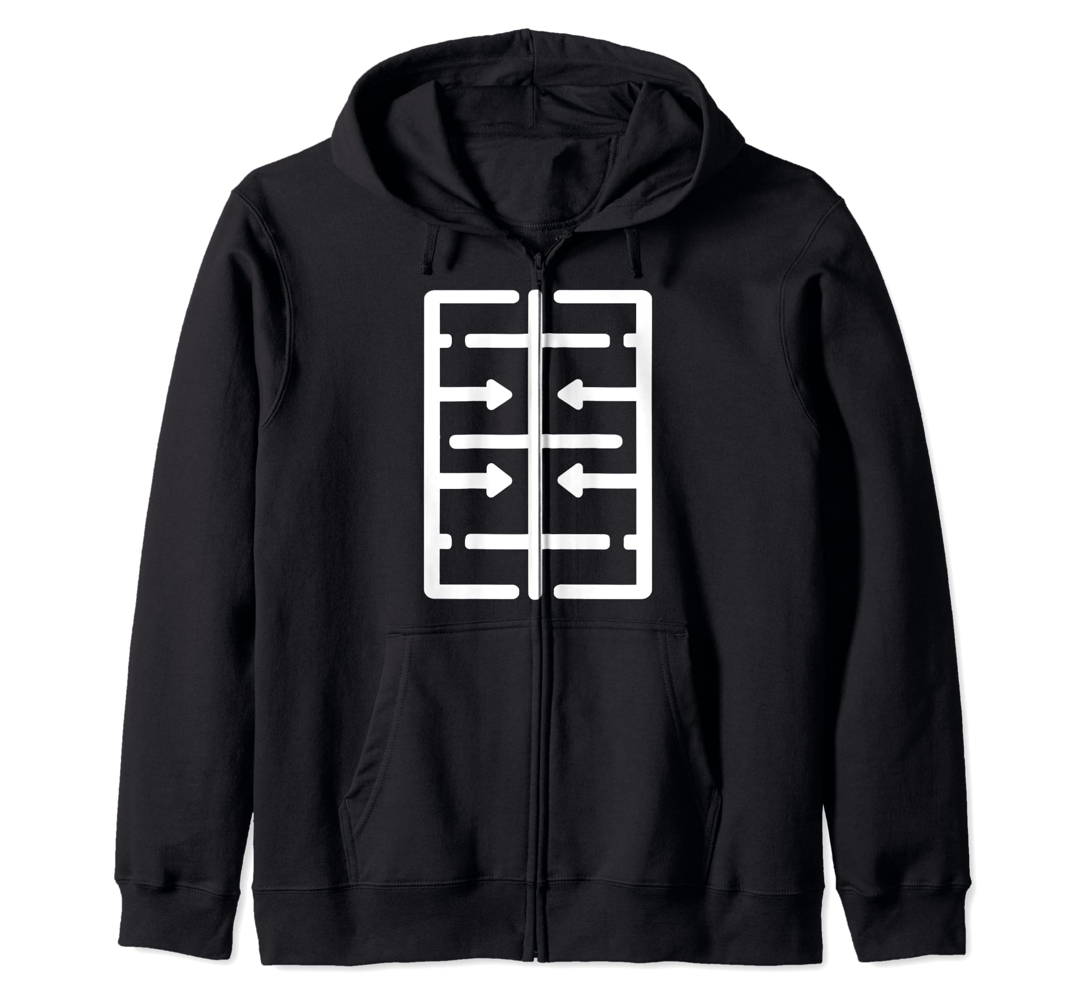 DM Martin Nerd Geek Graphic Keyboard Zip Hoodie