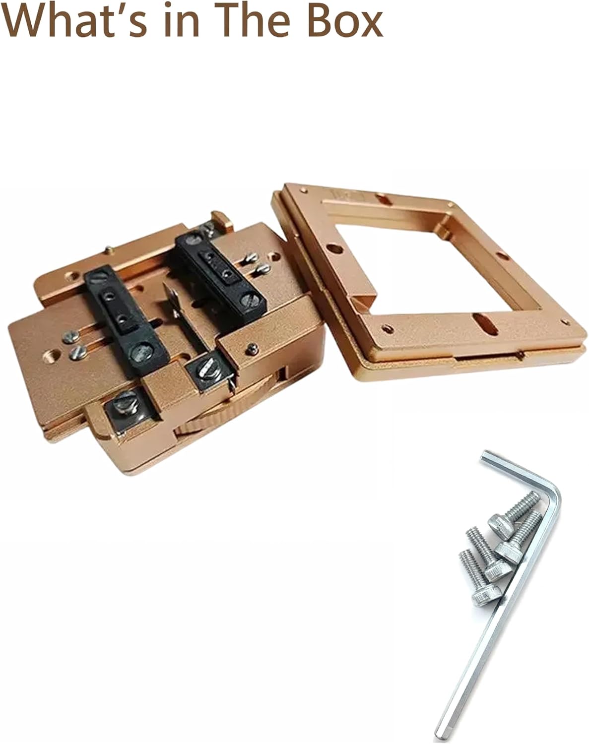 2025 Upgraded BGA Reballing Station – Universal 0.008"-0.26" Thickness & 0.08"×0.08"-2.4"×2.4" Chip Range, Tool-Free 4-Corner Stencil Fix, Lightweight Reballing Kit/BGA Adjustable Reballing Station