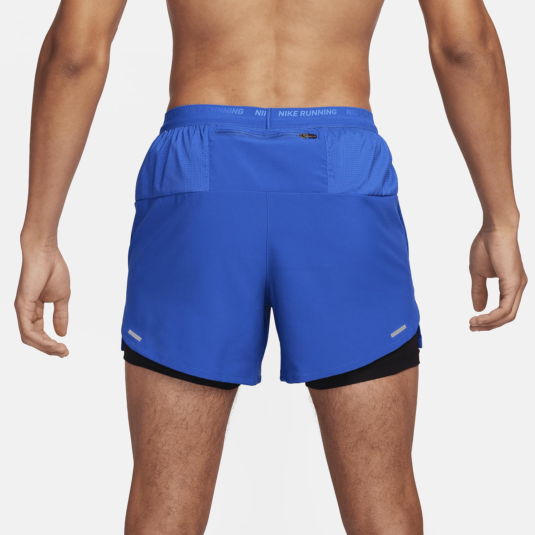 Nike Stride Dri-FIT FN2992-480 - Pantalones cortos de correr 2 en 1 para hombre (Game Royal/Black/Black, FN2992-480)