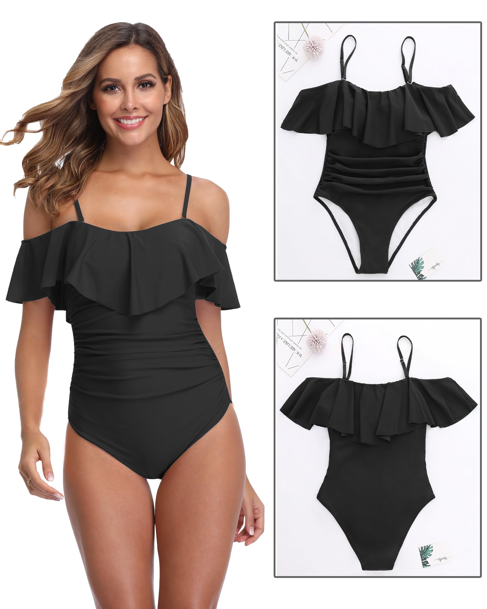 ZINPRETTY Monokini Traje de baño de una Sola Pieza Mujer (Pack de 1)