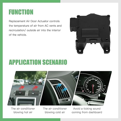 Miniatura 5 de SCITOO Reemplazo de actuador de puerta de mezcla de calentador HVAC para Honda para Civic 2012-2015 604-0864 palancas de puerta de mezcla de