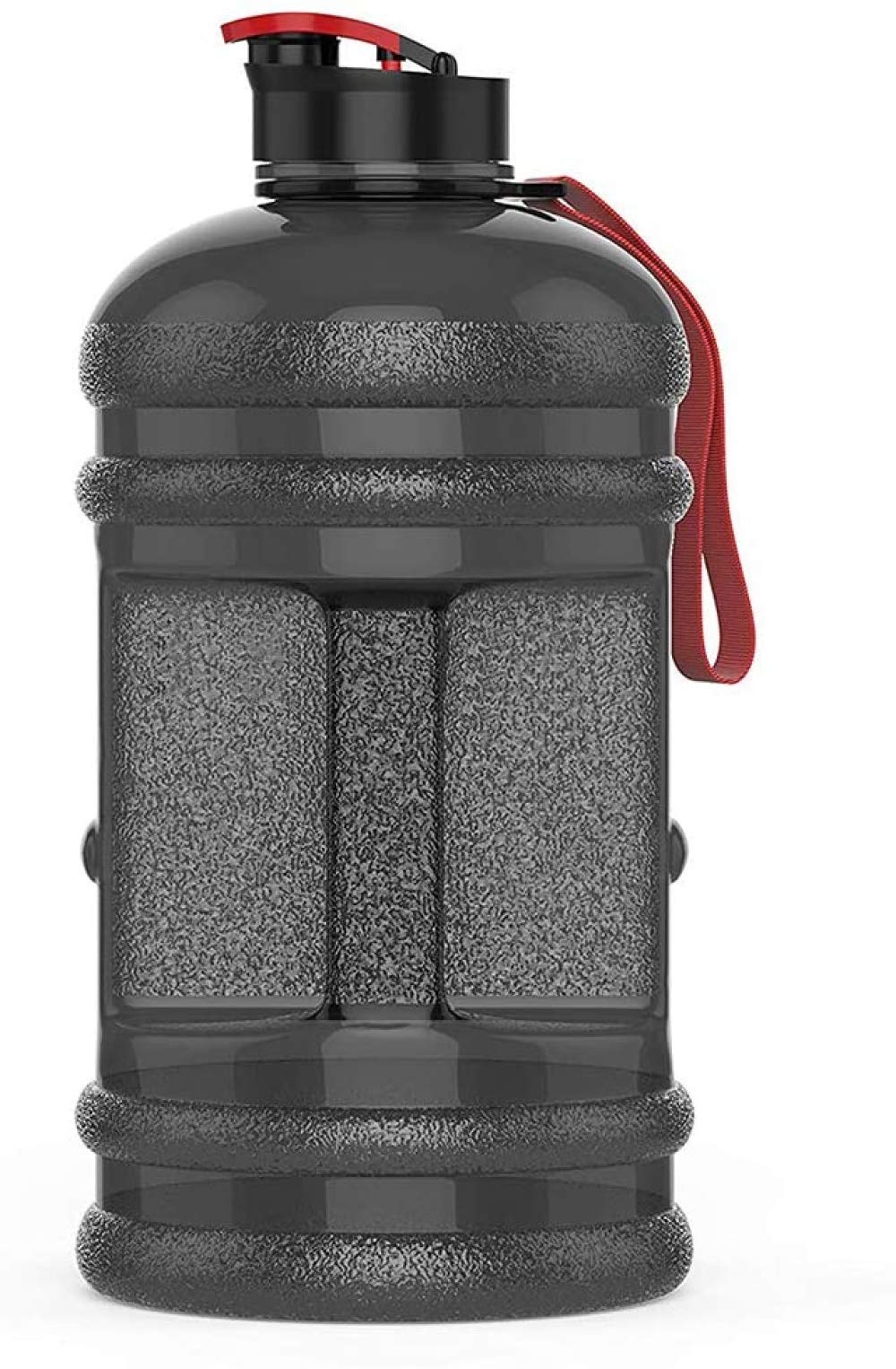 Botella De Agua De 2,2 Litros - Botella De Agua Fitness Ahora Con Tapa Fácil De Beber - Durable Y Extra Fuerte - Sin Bpa - Ideal Para Gimnasio, Dieta, Culturismo, Deportes Al Aire Libre, Senderismo Y