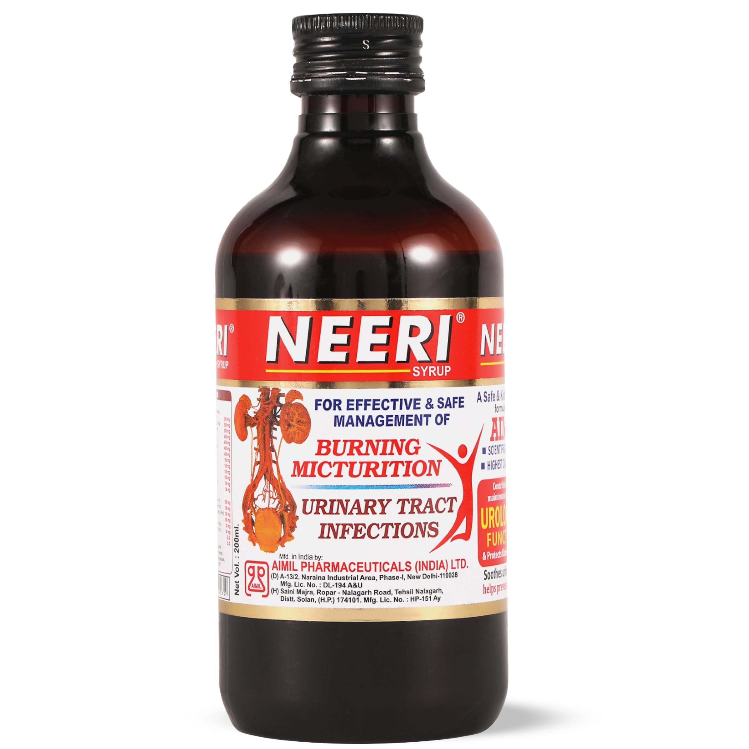AIMIL Neeri Syrup - 200ml | (Pack of 1)
