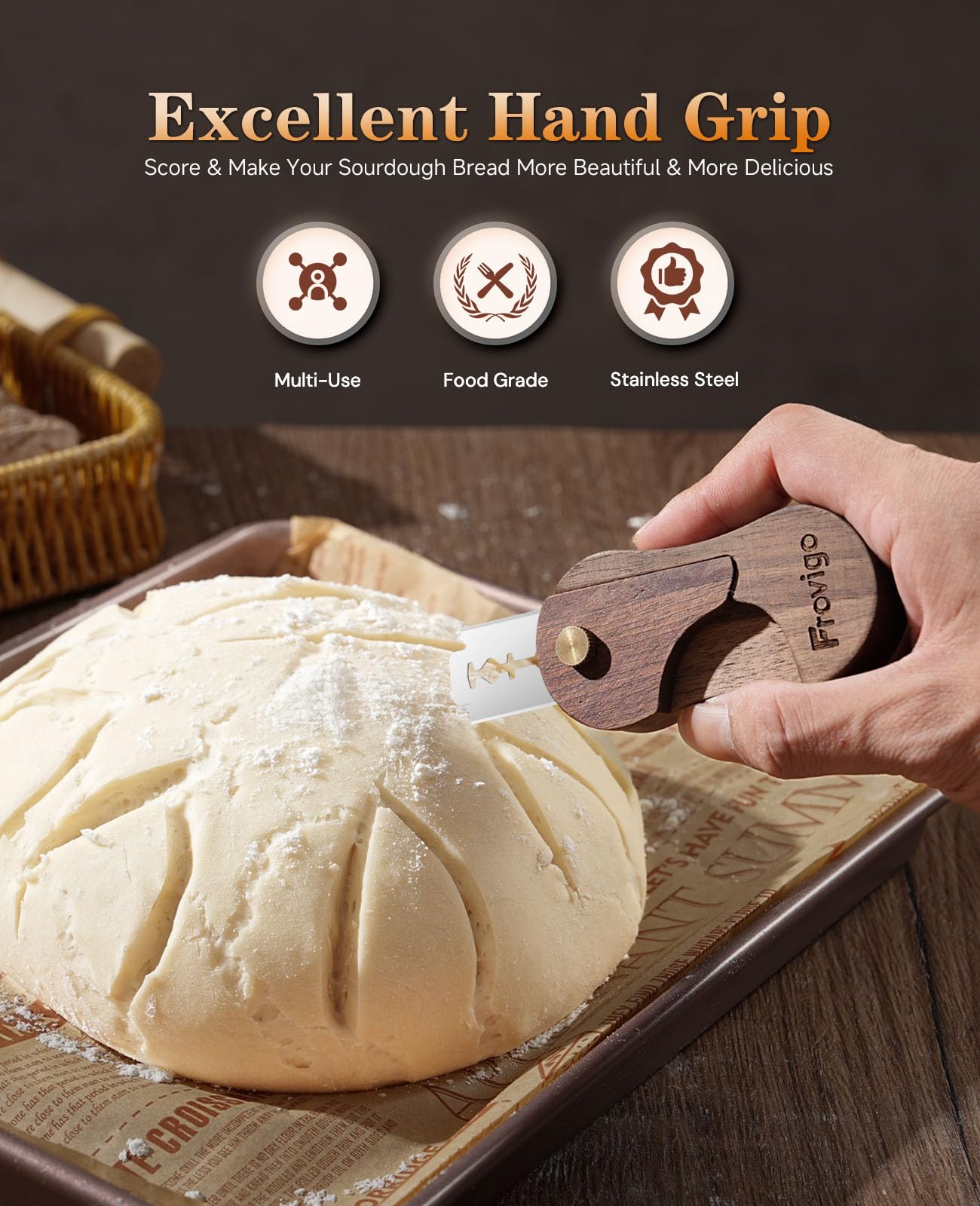 Sourdough Bread Lame - Scoring Tool with Blades -6 Sourdough Bread Lame - Scoring Tool with Blades -6