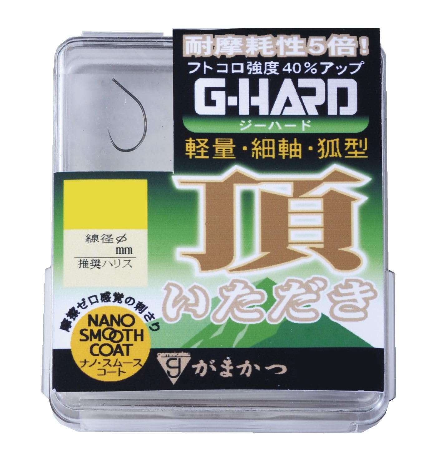 Gamakatsu 68485 Single Hook, Fine Point, Size 1, Pearl White, 19-Pack - For Chinu Fishing