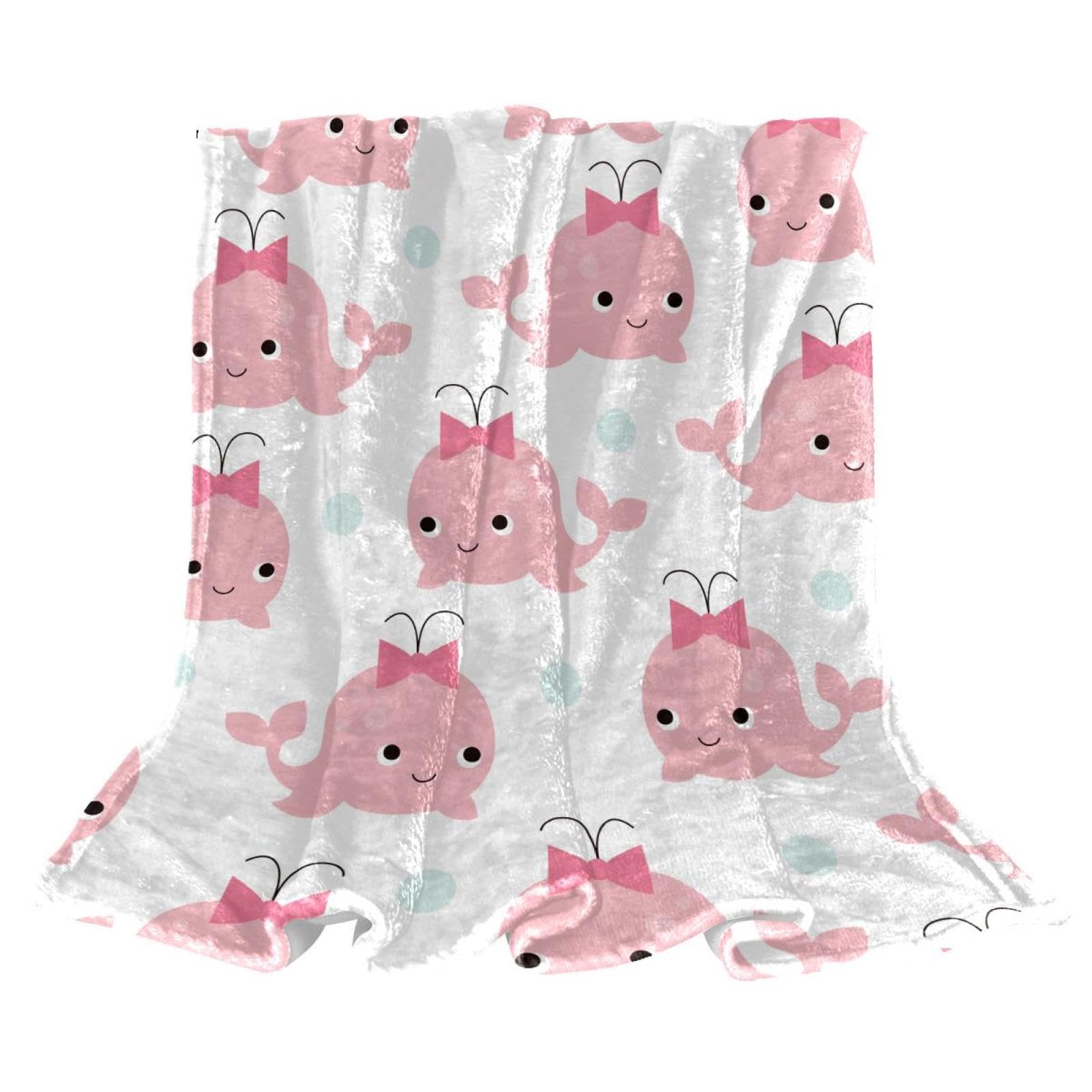 Couverture polaire dauphin rose pour vos soirées cocooning et moments de détente