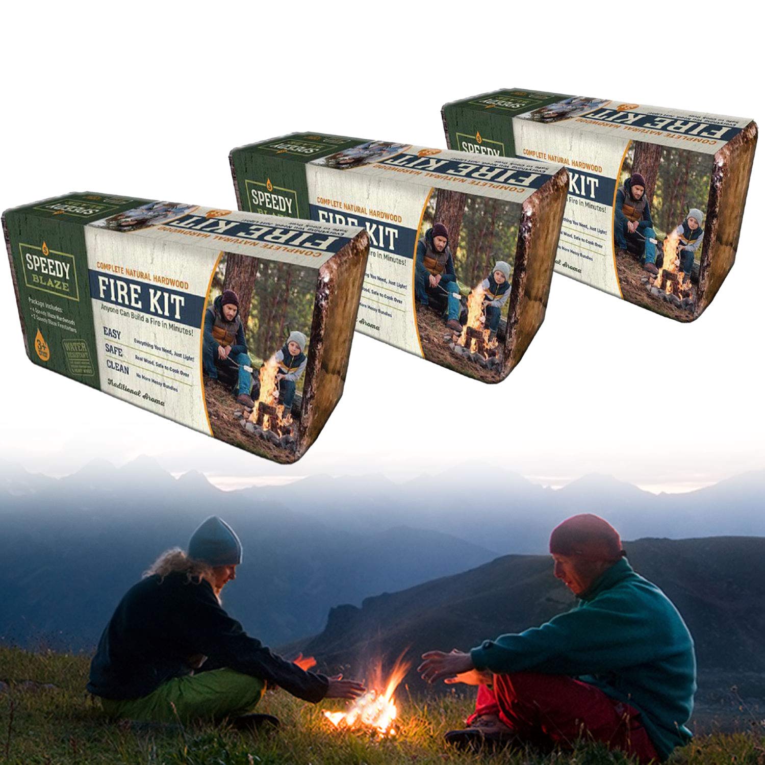 Speedy Blaze Campfire Backyard Camping Roasting Marshmallow & Hot Dogs