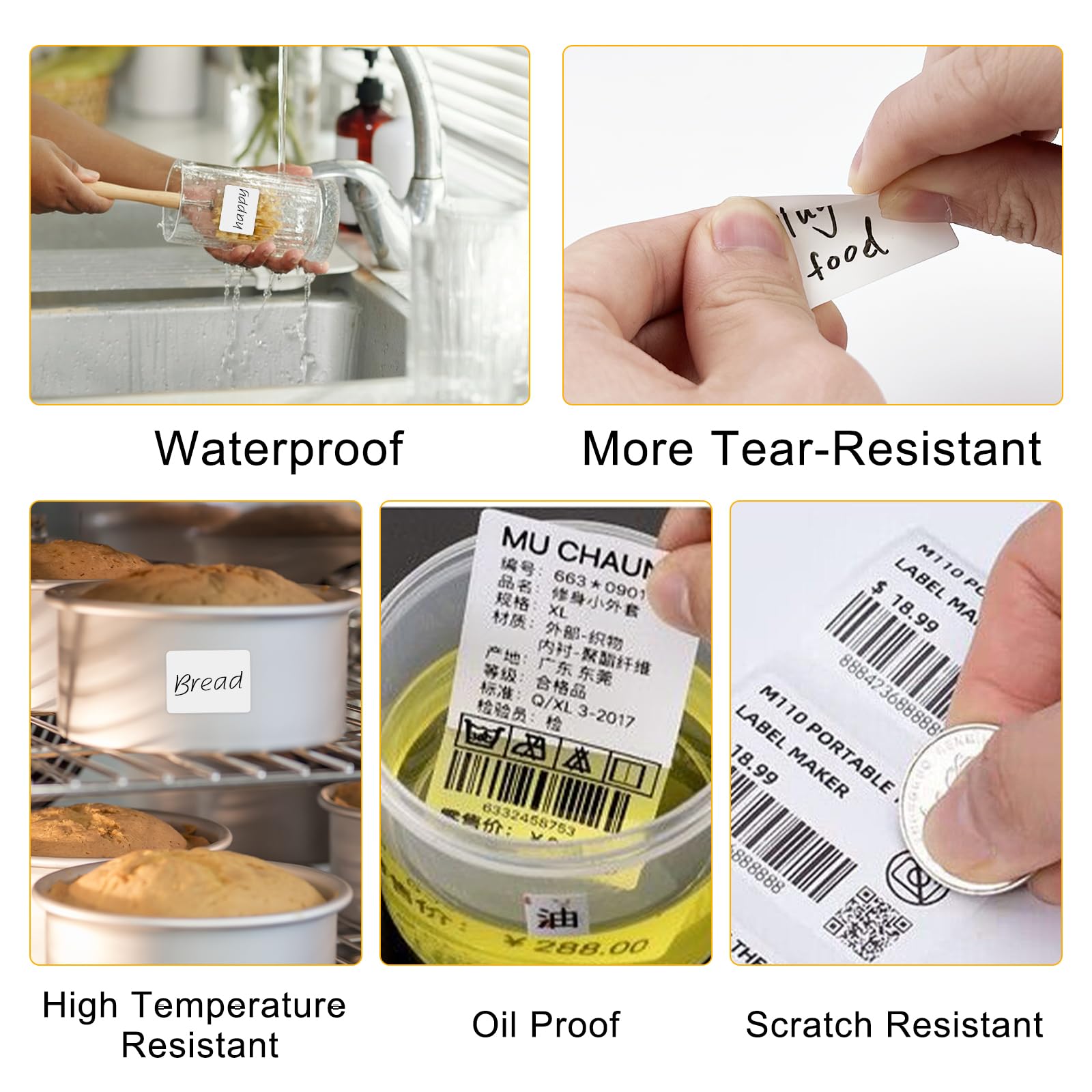 Thermische etiketten voor Nelko PM220 labelmaker - 50 mm rond