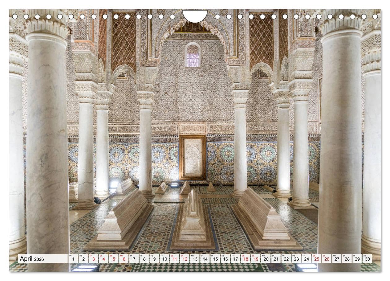 Marokko - Marrakesch (Wandkalender 2026 DIN A4 quer), CALVENDO Monatskalender: Eine der faszinierendsten Städte der Welt in einem Kalender vom Reisefotografen Peter Schickert. (CALVENDO Orte)
