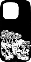 Vista 14 de Skull Goth Gothic Occult Emo Satanic Mushroom Skeleton Case for iPhone 17