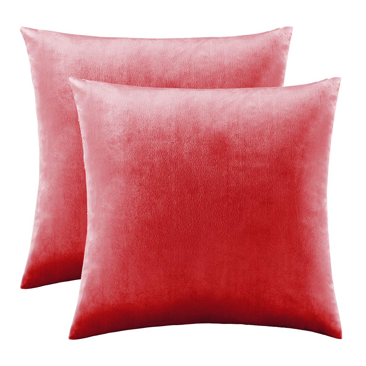 Cuscino 35x55 cm in velluto jacquard a righe - | Ecom