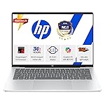HP Omnibook 5 OLED, Snapdragon X Processor (16GB LPDDR5x,1TB SSD) 2K OLED, Micro-Edge, 16”/40.6cm, Win11, M365*Office24, Glacier Silver, 1.59kg, fb0001QU, FHD Camera, Backlit, Next-Gen AI Laptop
