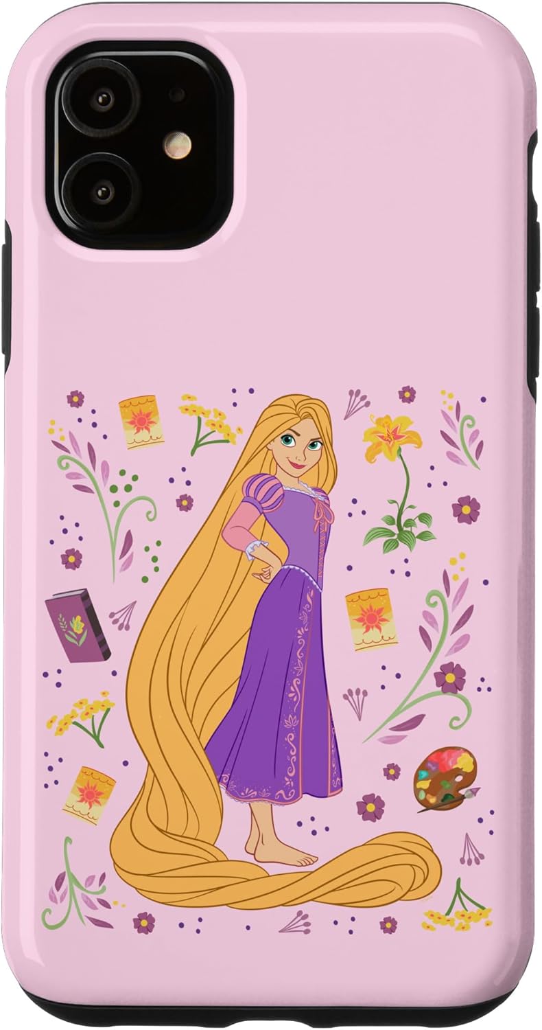 Disney Princess Rapunzel Tangled Collage Portrait Case for iPhone 16 Pro Max
