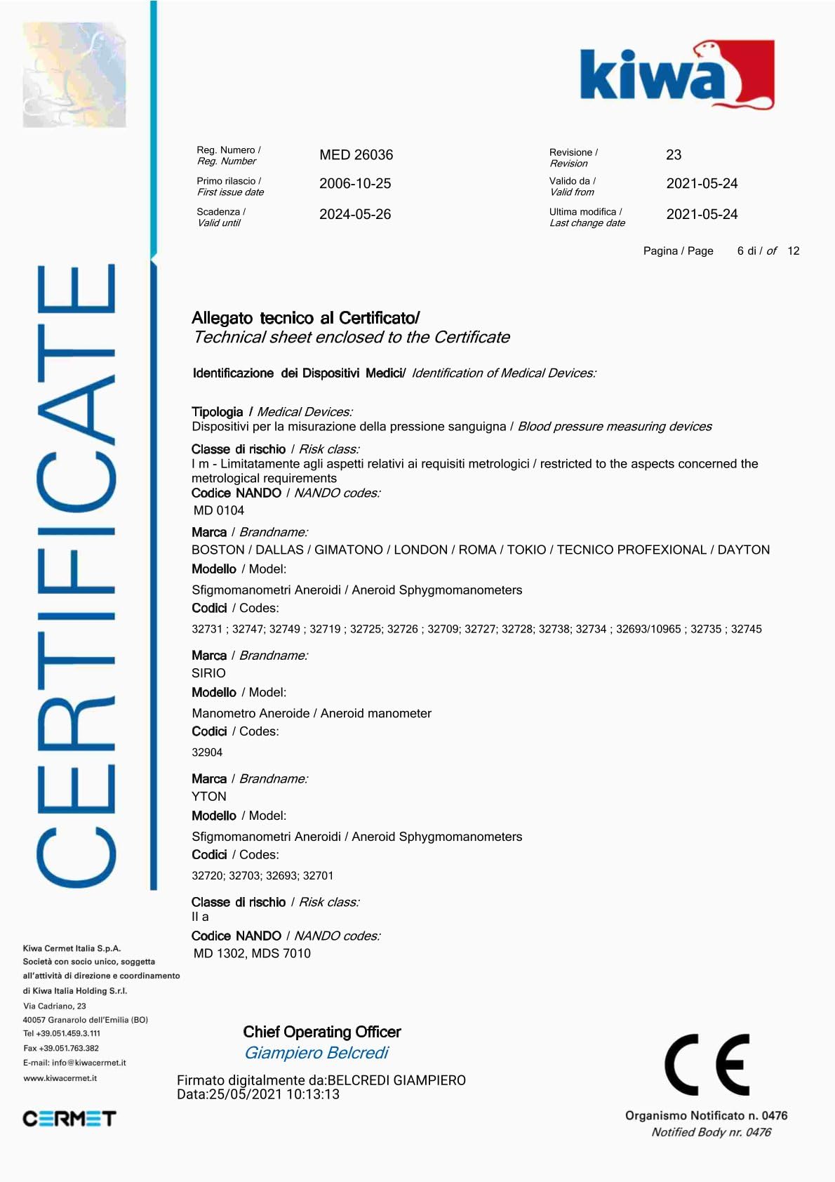 Gima 29947 Speculum Perno Sterile - medio Ø 26 mm
