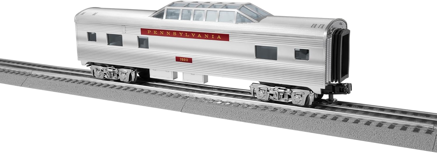 Lionel Pennsylvania 7820 Vista Dome O Gauge Model Train Coach Car