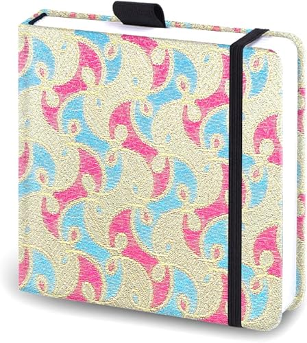 Cuadrado 5.1 x 5.1 pulgadas, 5.82 ozm, diario de pintura a lápiz de color, tapa dura, 128 pg(64 hojas frontal y trasera prensadas en frío) Viaje