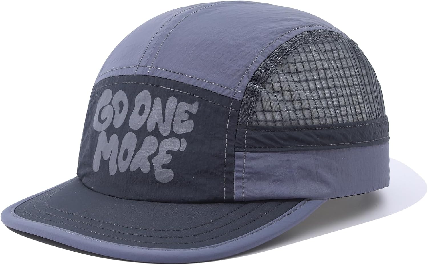 Mesh 5 Panel Baseball Cap Summer Short Brim Hats for Men Women Breathable Lightweight Dad Hat Umpire Cadet Cap - Image 2