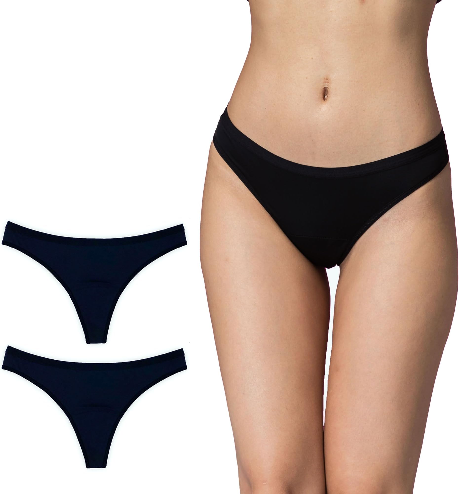 Thong Period Maternity, Postpartum Panties, Leakproof, Odor & Moisture Control Underwear for Women & Teens