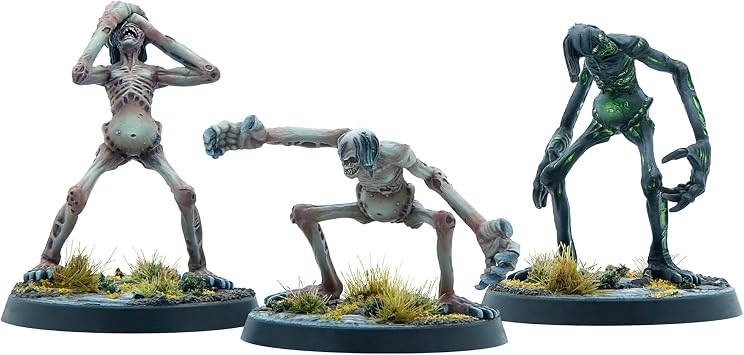 Modiphius Entertainment Fallout Miniatures - Cryptids Wendigo Pack - 3 Resin Figures, Appalachia Wave, Unpainted & Unassembled, Licensed