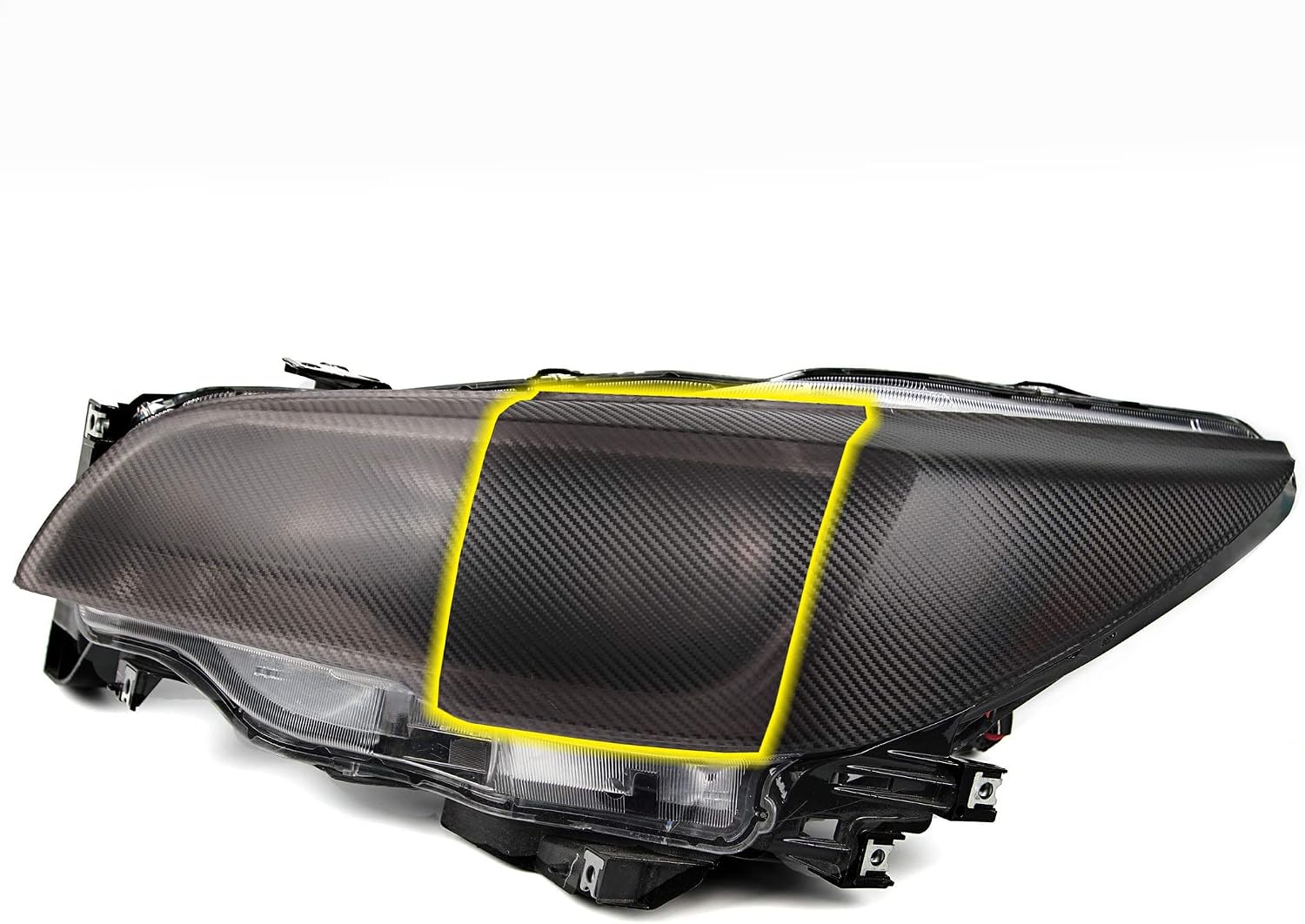 Luxe LightWrap Mid Smoke Carbon Universal Headlight Tail Light Tint Kit (20” x 1 Yard)