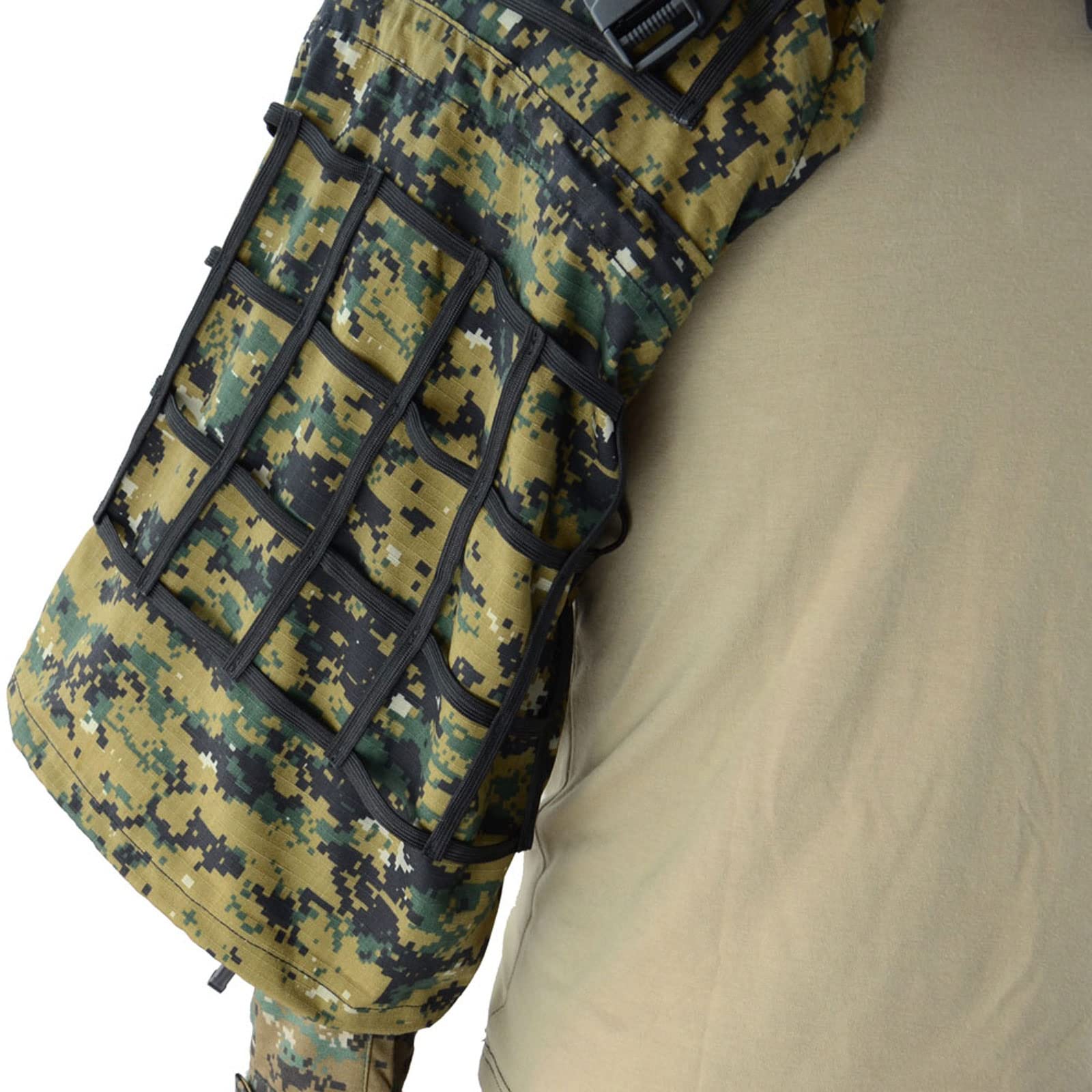 Tarnanzüge,Tarnanzug Jacke Woodland Camouflage Anzug Kleidung Für Tarnüberwurf Fotografie Jagd Verdeckt Festschmuck Wald Camping Woodland Airsoft Sniper Krähenjagd Tarnung,ACU Camouflage