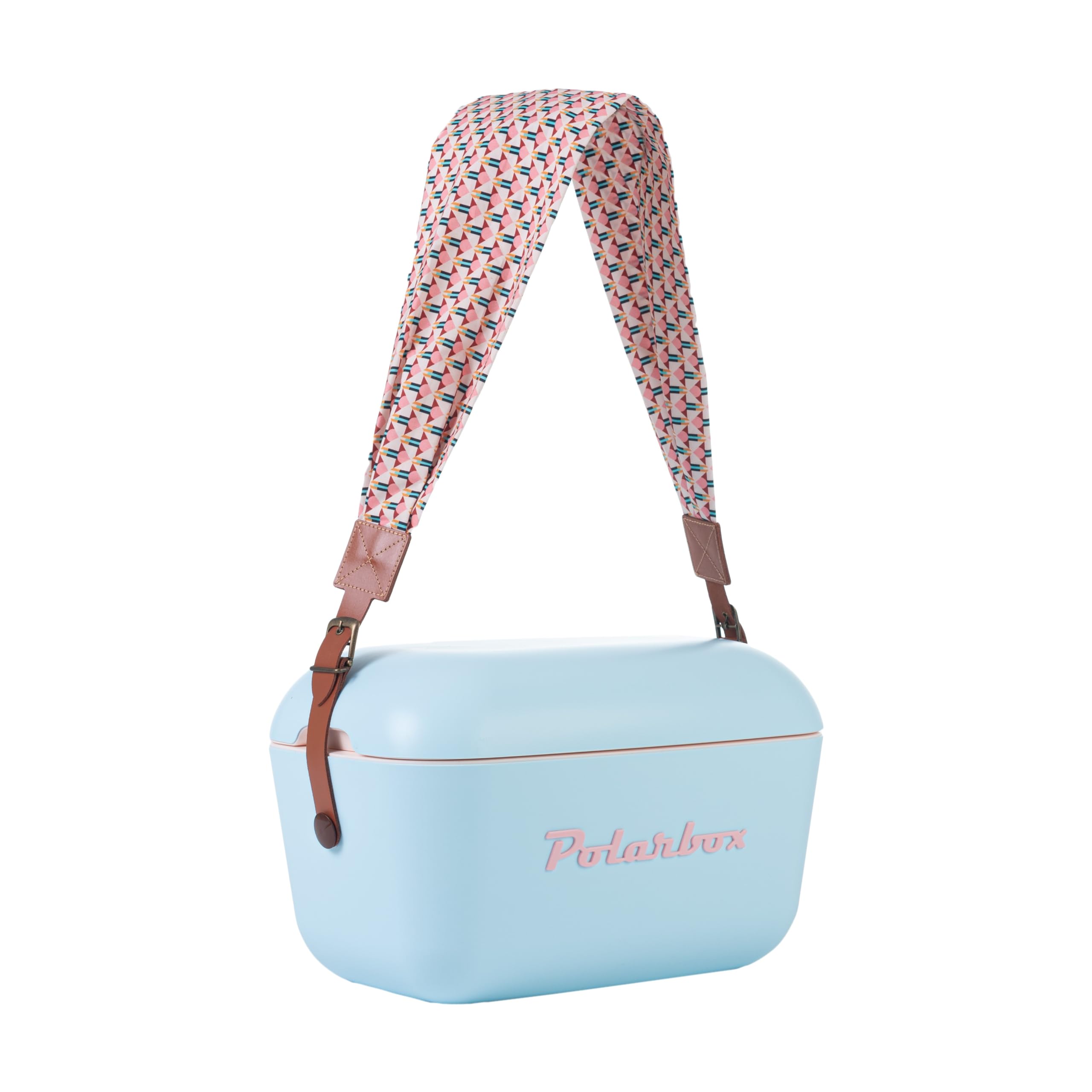 Sangle Interchangeable Polarbox – Géométrie Rétro, 100% Coton, Pour Glacière 20L Et 12L